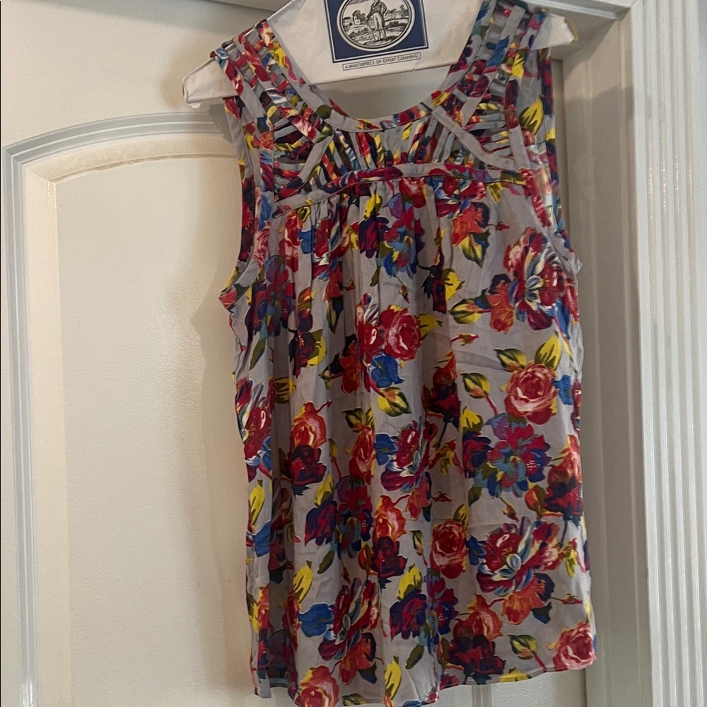 Ranna Gill Multicolor Floral Top